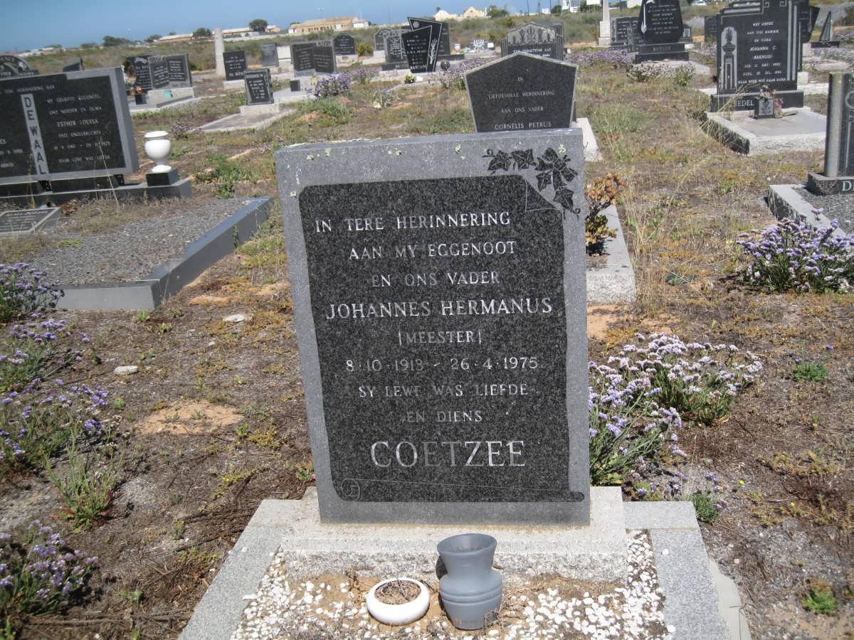 COETZEE Johannes Hermanus 1913-1975