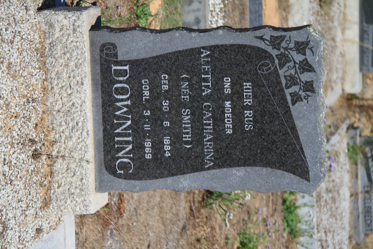 DOWNING Aletta Catharina nee SMITH 1884-1969