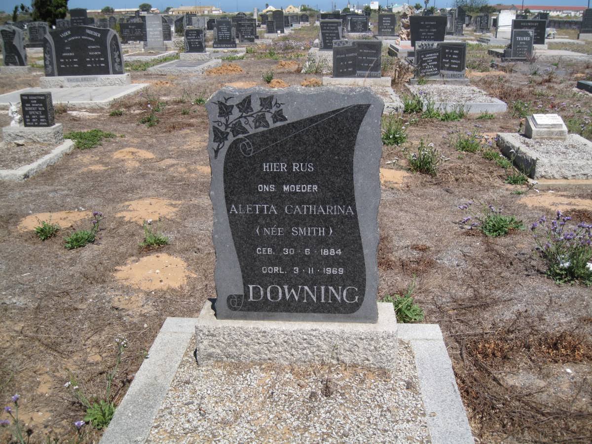 DOWNING Aletta Catharina nee SMITH 1884-1969