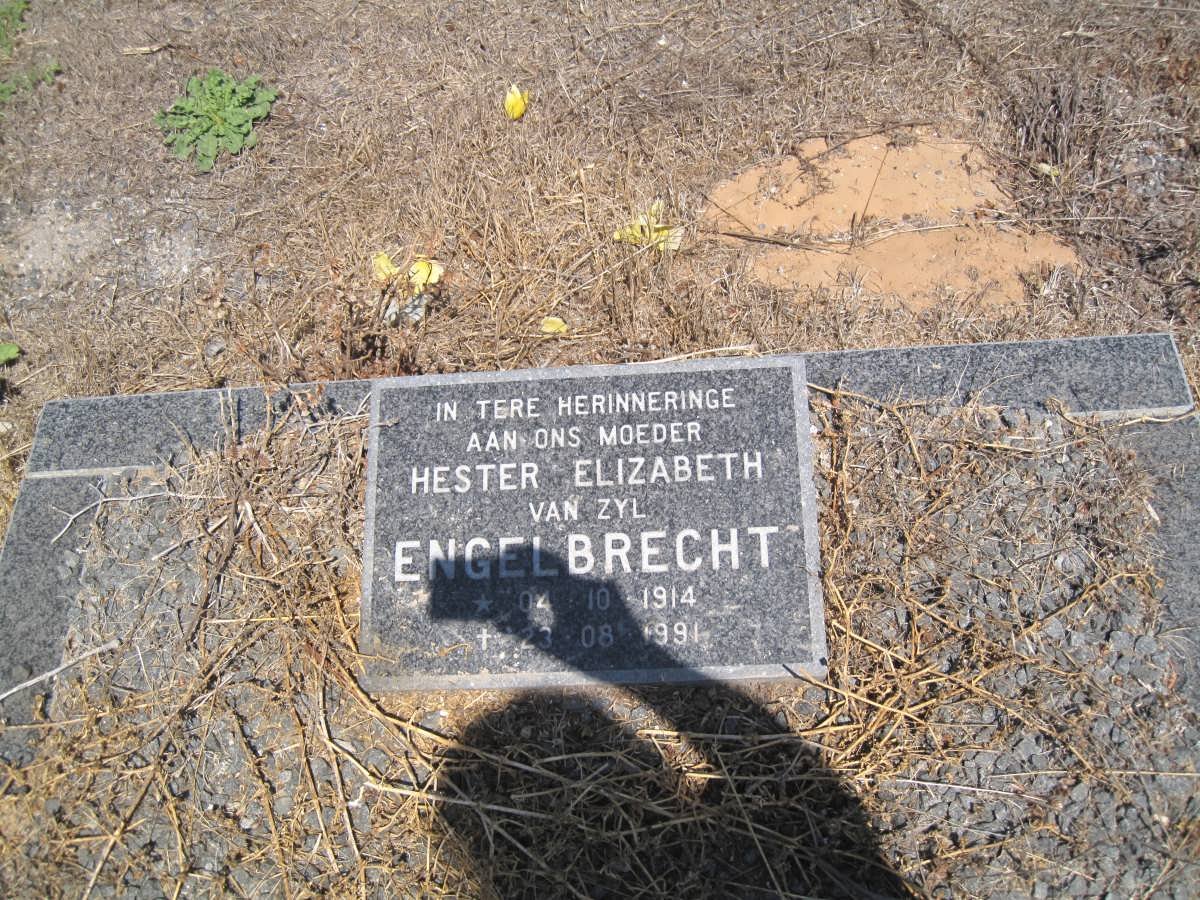 ENGELBRECHT Hester Elizabeth nee VAN ZYL 1914-1991