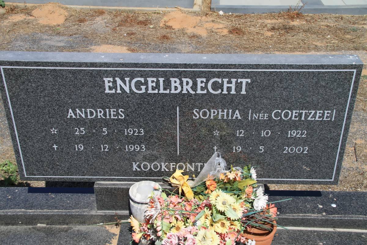 ENGELBRECHT Andries 1923-1993 &amp; Sophia COETZEE 1922-2002