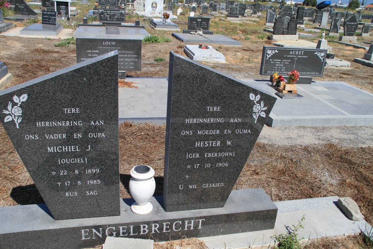 ENGELBRECHT Michiel J. 1899-1983 &amp; Hester W. EBERSOHN 1906-