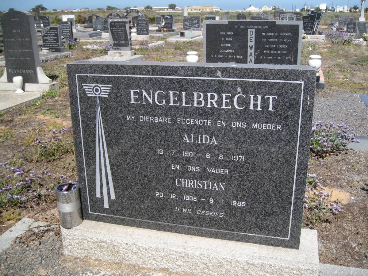 ENGELBRECHT Christian 1905-1985 &amp; Alida 1901-1971