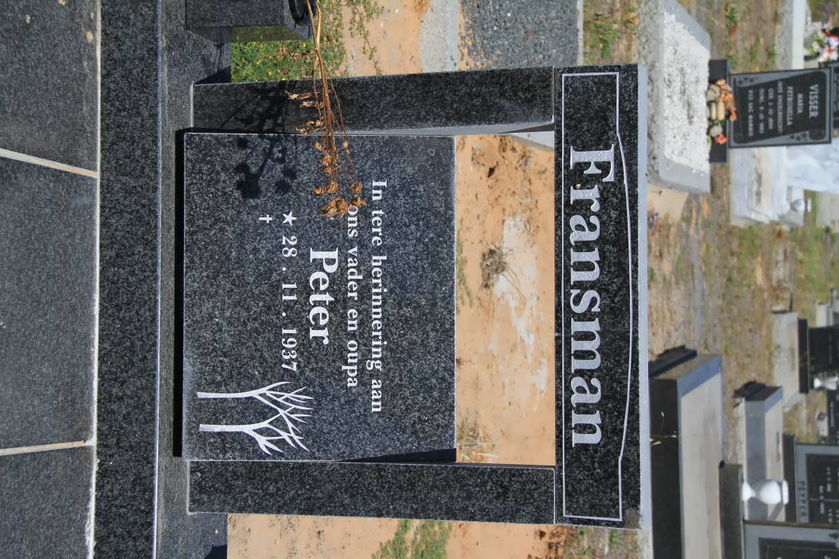 FRANSMAN Peter 1937-