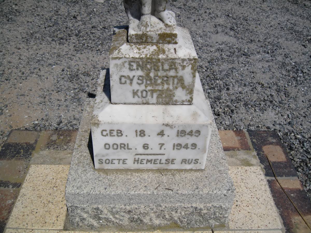 KOTZE Engela Gysberta 1949-1949