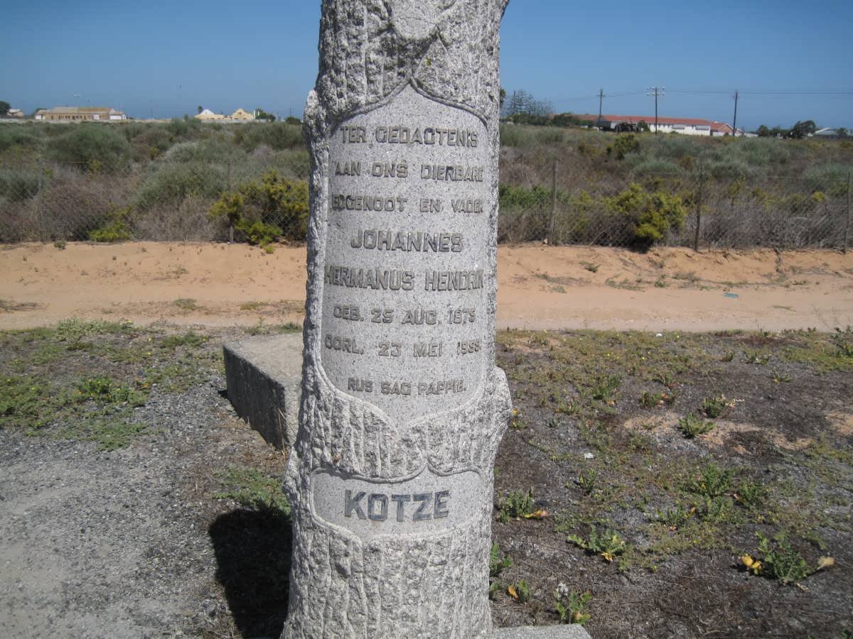 KOTZE Johannes Hermanus Hendrik 1875-1955