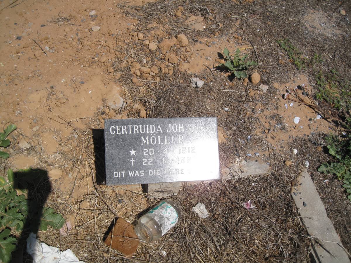 MOLLER Gertruida Johanna 1912-19??