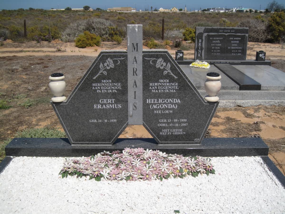 MARAIS Gert Erasmus 1939- Heligonda LOUW 1950-2007