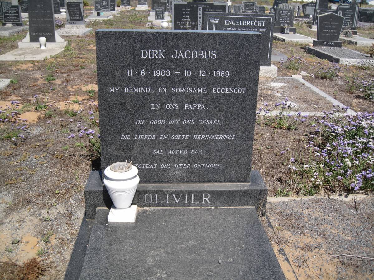 OLIVIER Dirk Jacobus 1903-1969