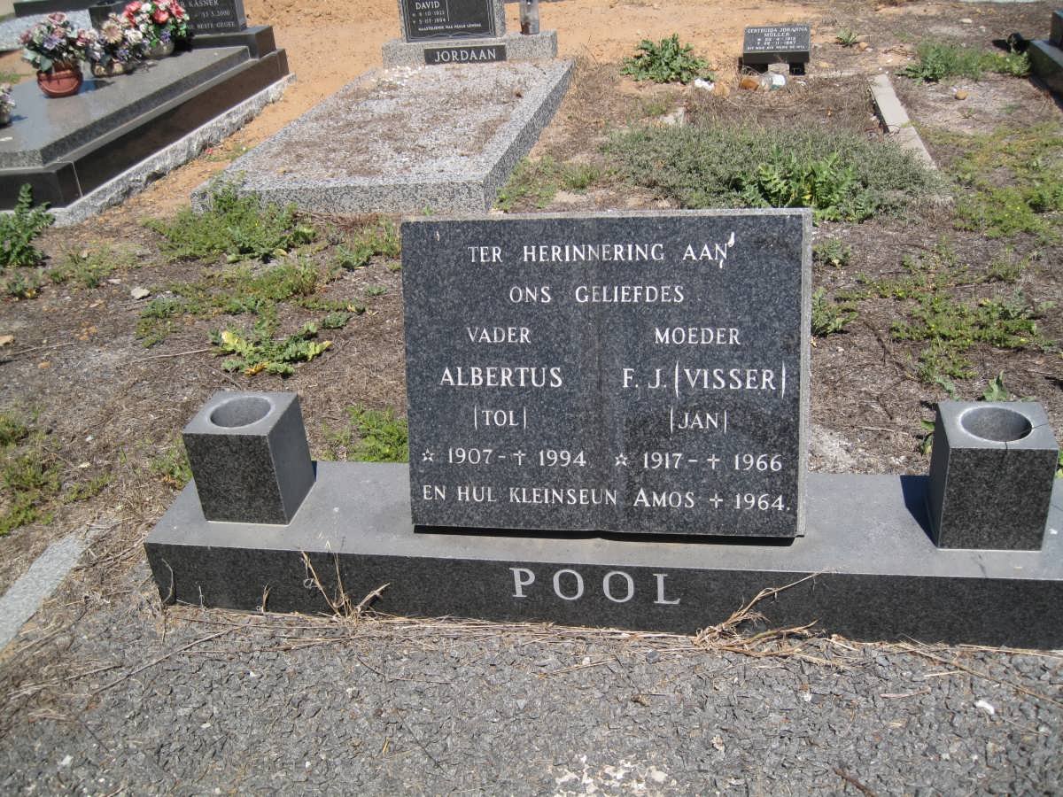 POOL Albertus 1907-1994 &amp; F.J. VISSER 1917-1966 :: POOL Amos -1964