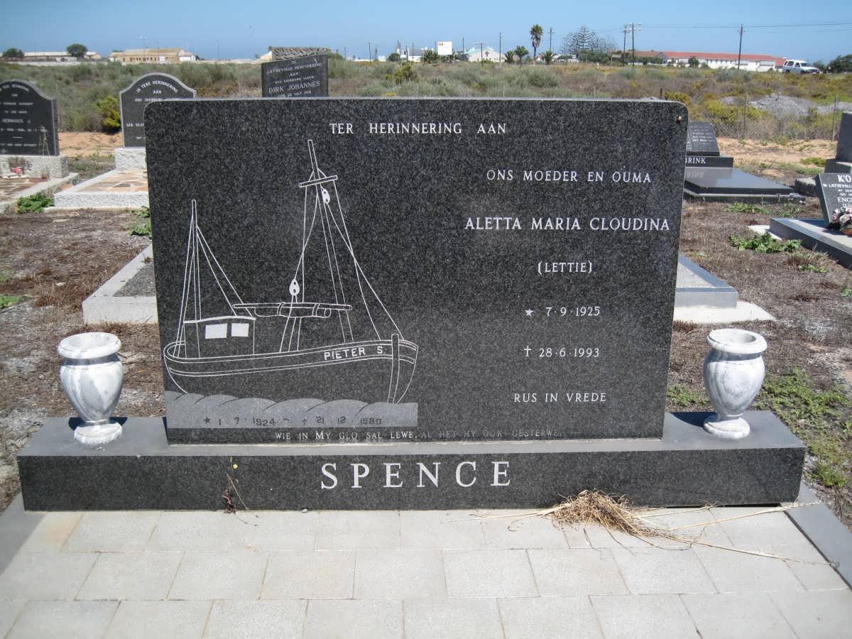 SPENCE Aletta Maria Gloudina 1925-1993