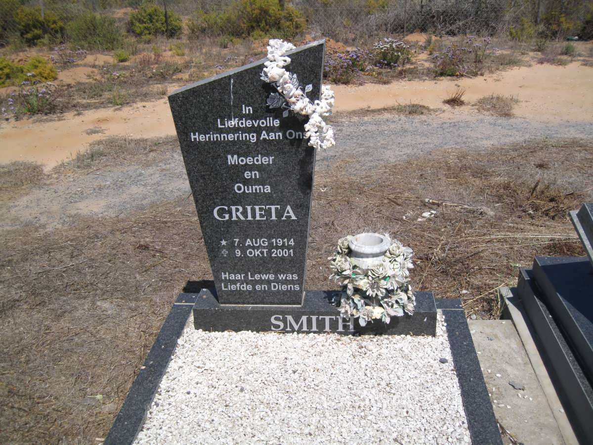 SMITH Grieta 1914-2001