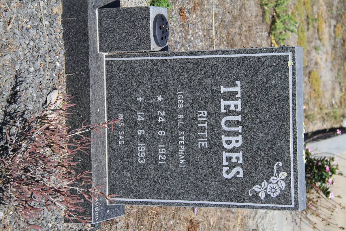 TEUBES R.L. nee STEPHAN 1921-1993