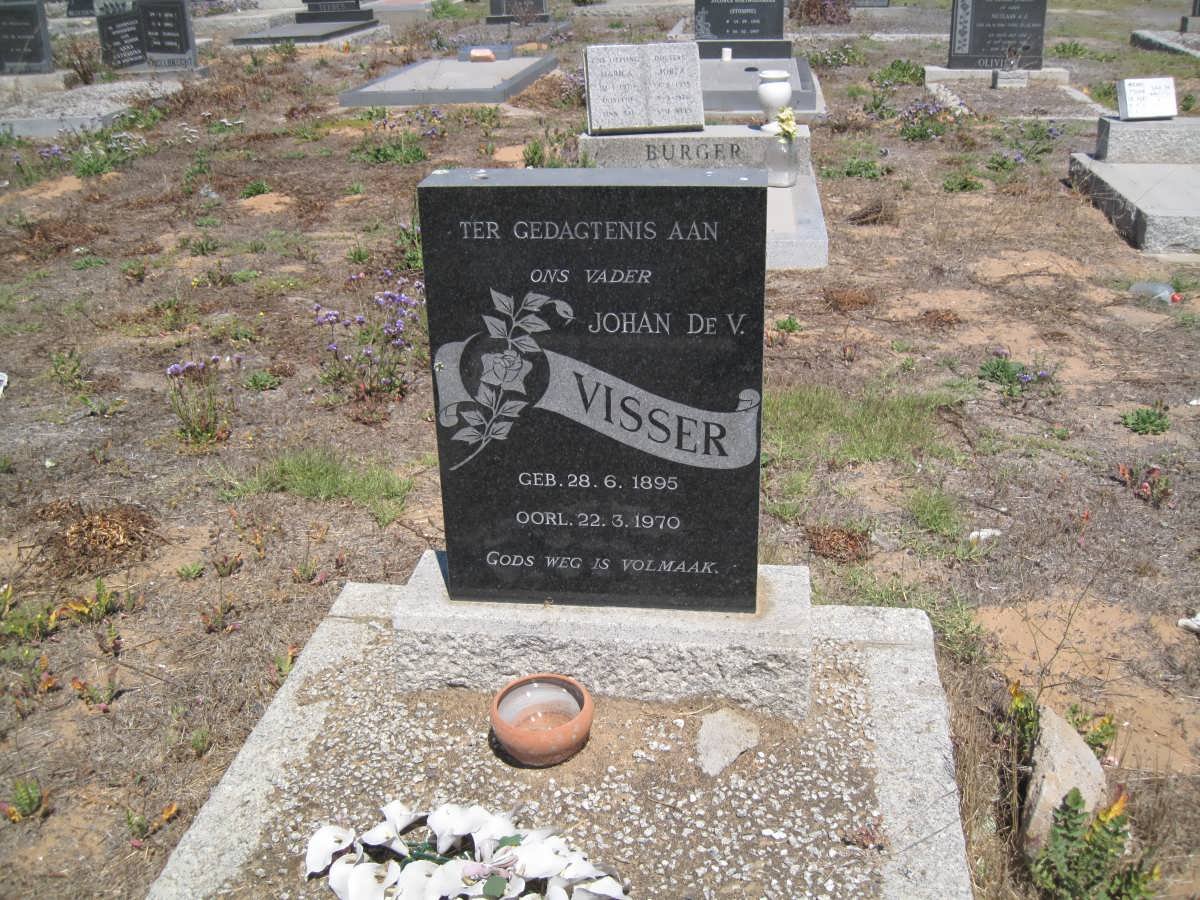 VISSER Johan De V. 1895-1970