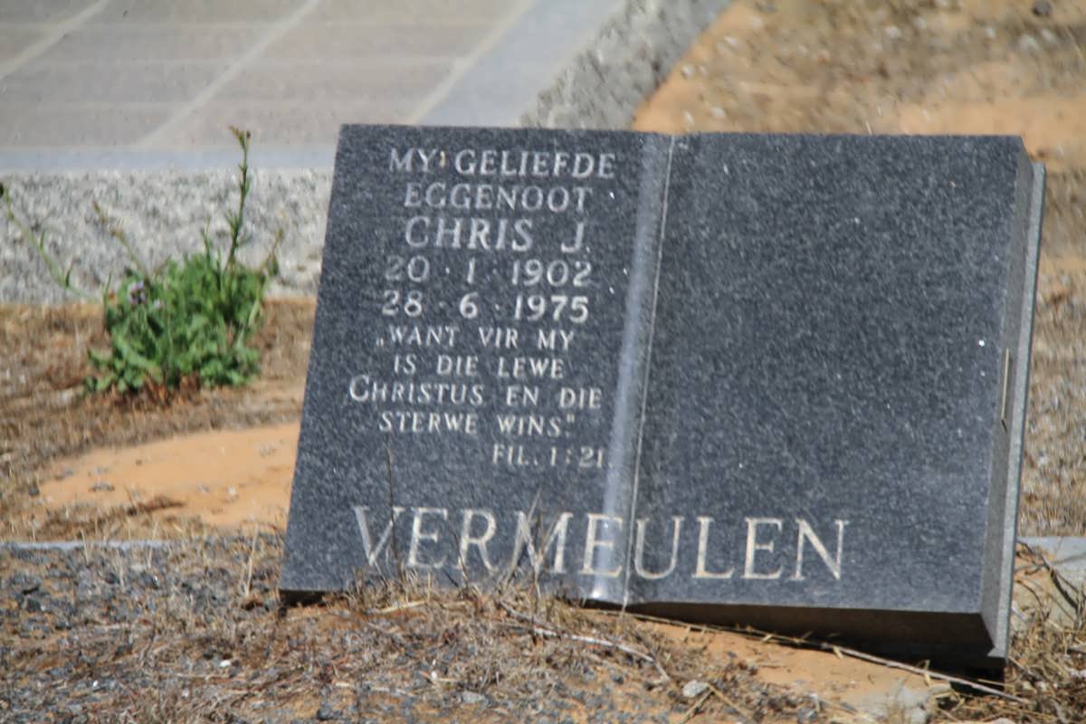 VERMEULEN Chris J. 1902-1975