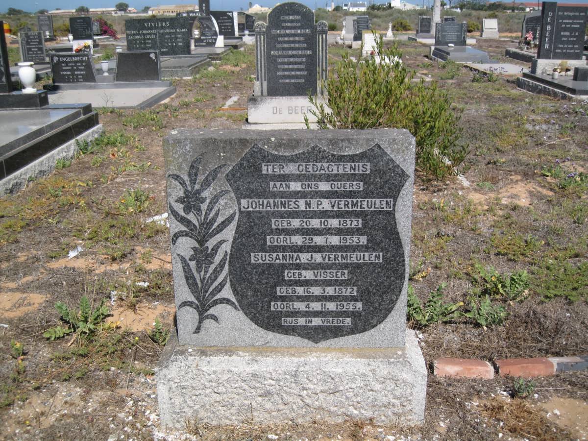 VERMEULEN Johannes N.P. 1873-1953 &amp; Susanna J. VISSER 1872-1955