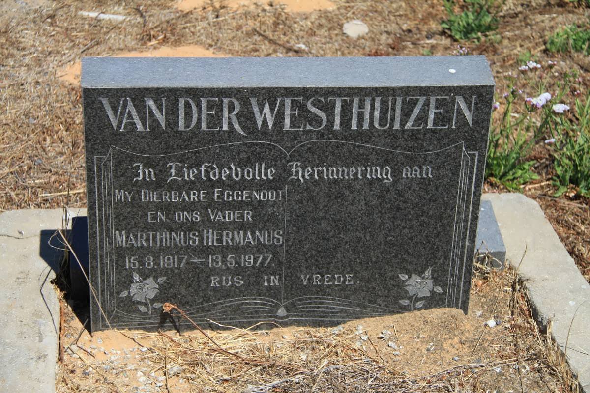 WESTHUIZEN Marthinus Hermanus, van der 1917-1977