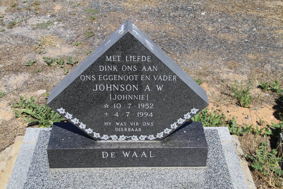 WAAL Johnson A.W., de 1952-1994