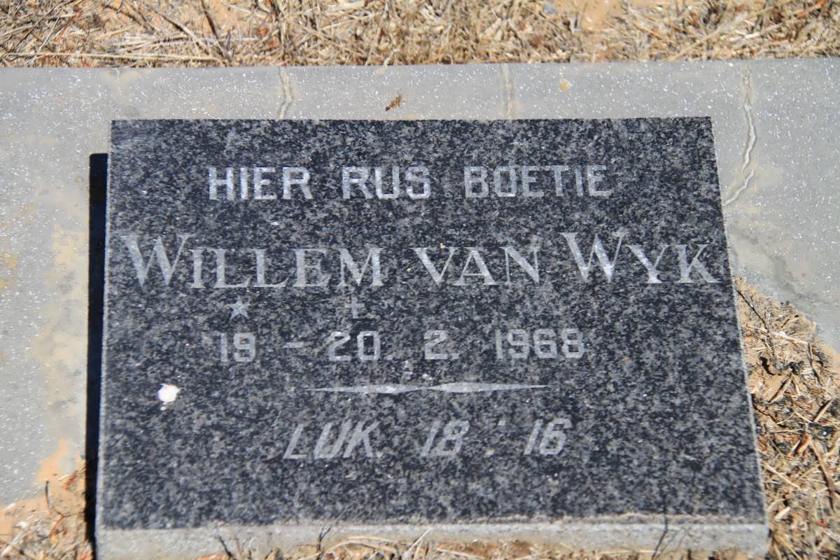 WYK Willem, van 1968-1968