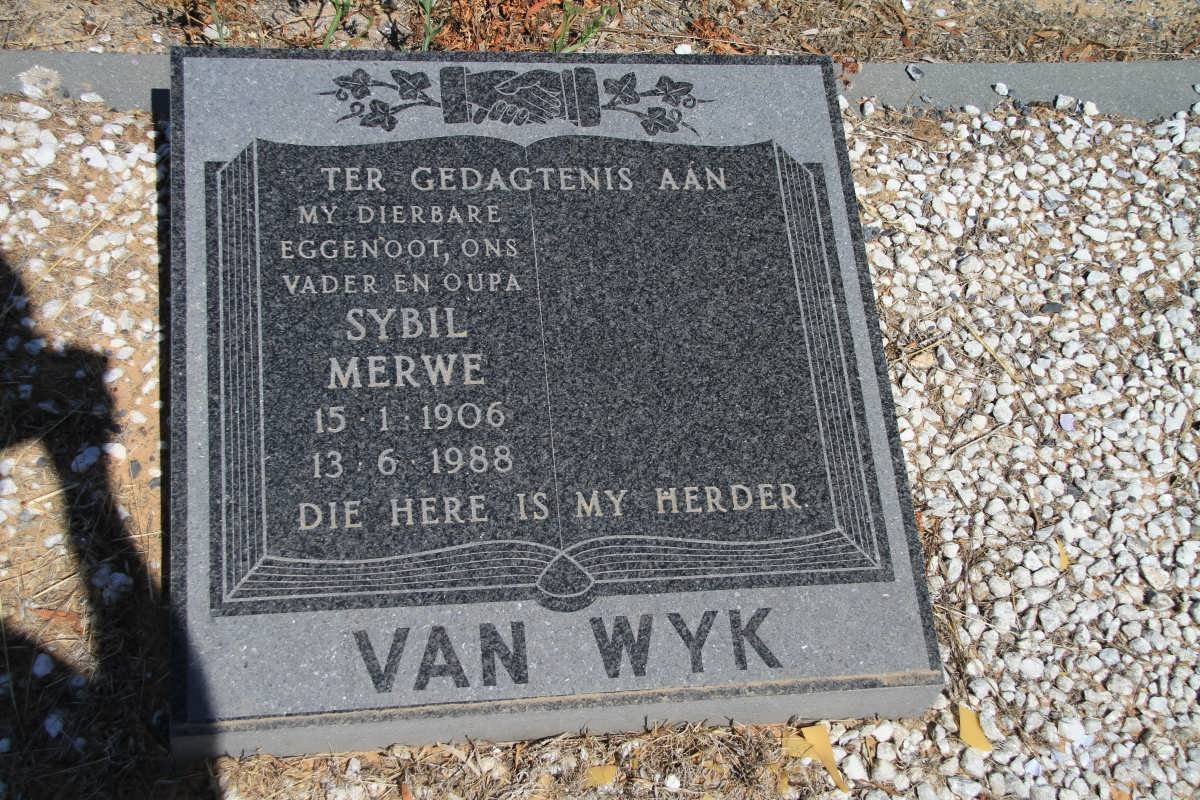 WYK Sybil Merwe, van 1906-1988