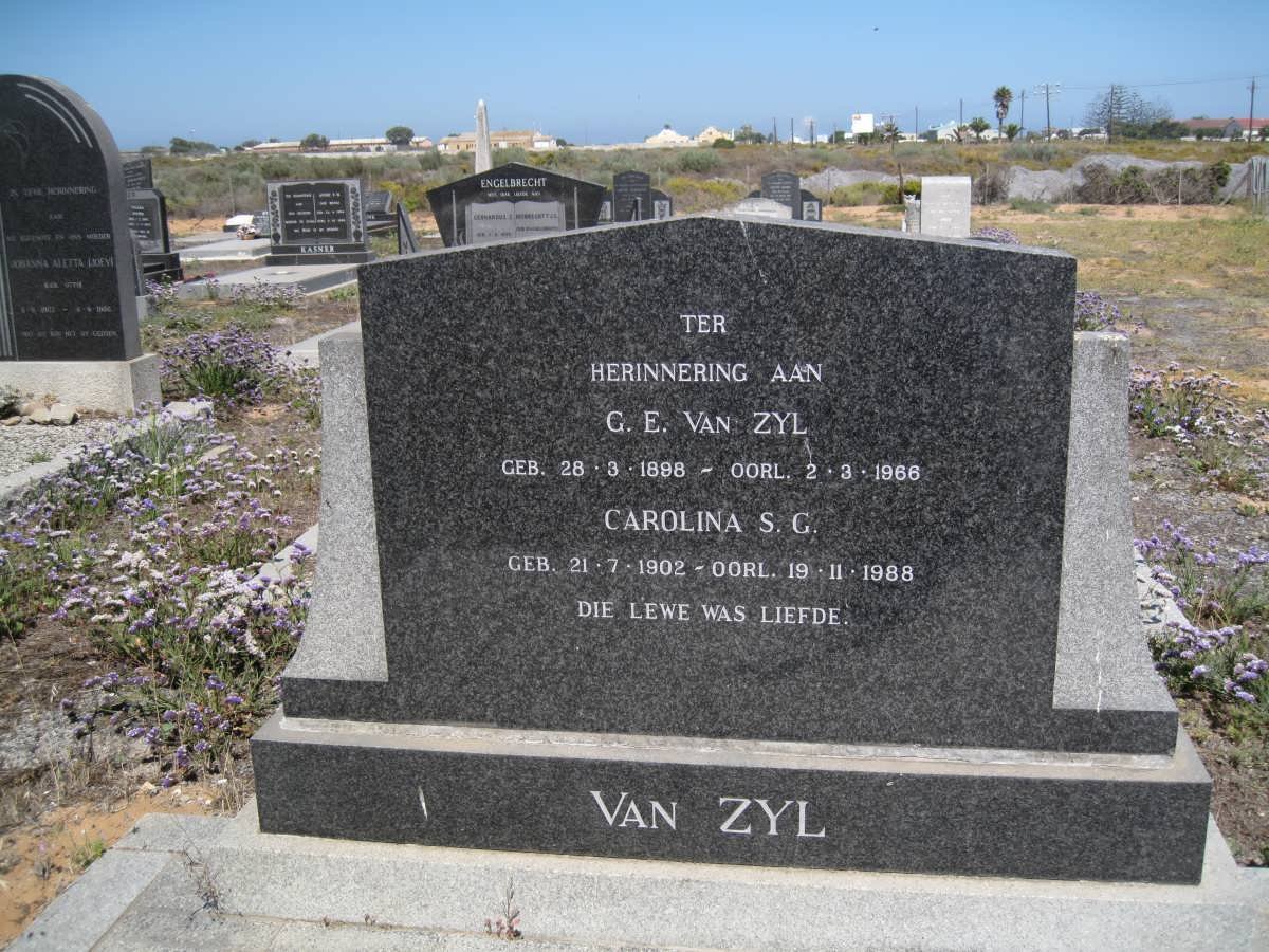 ZYL G.E., van 1898-1966 &amp; Carolina S.G. 1902-1988