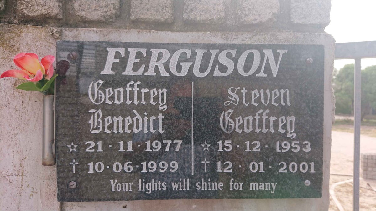 FERGUSON Steven Geoffrey 1953-2001 :: FERGUSON Geoffrey Benedict 1977-1999