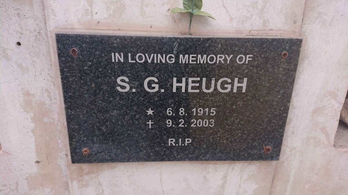 HEUGH S.G. 1915-2003