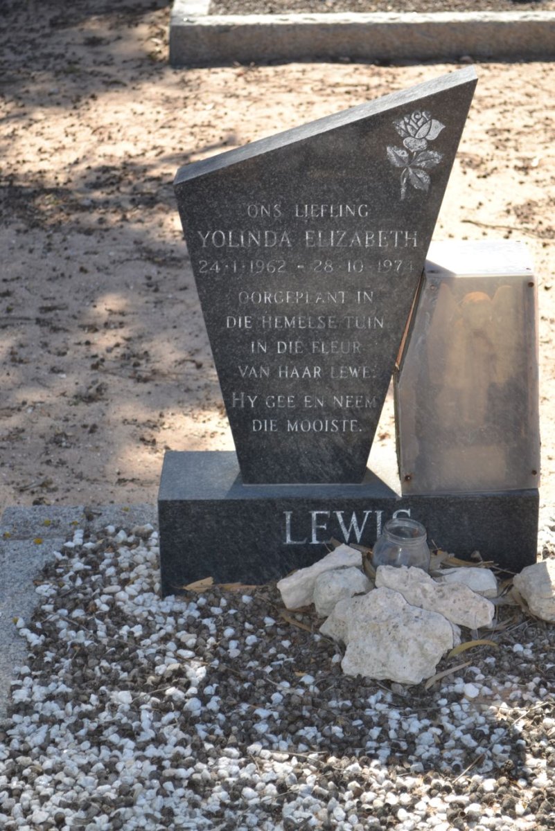 LEWIS Yolinda Elizabeth 1962-1971