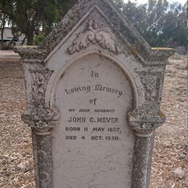 MEYER John C. 1867-1930