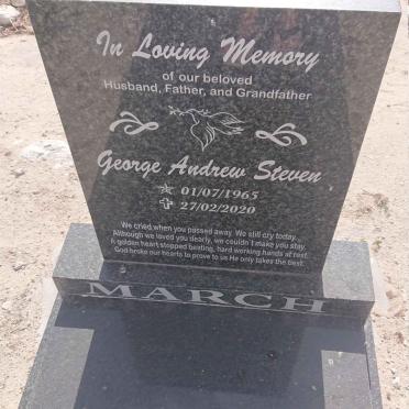 MARCH George Andrew Steven 1965-2020