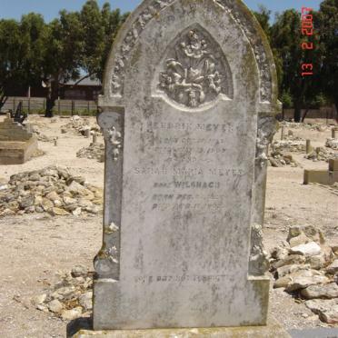 MEYER Hendrik 1825-1907 &amp; Sarah Maria WILSNACH 1826-1902