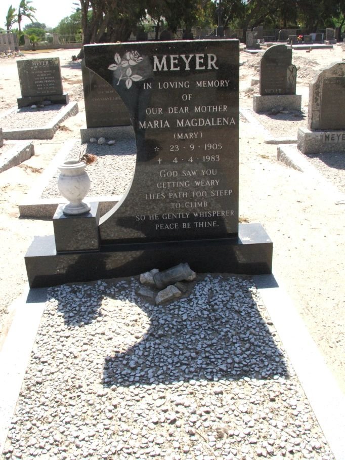MEYER Maria Magdalena 1905-1983