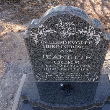 OCKS Jeanette 1958-1997
