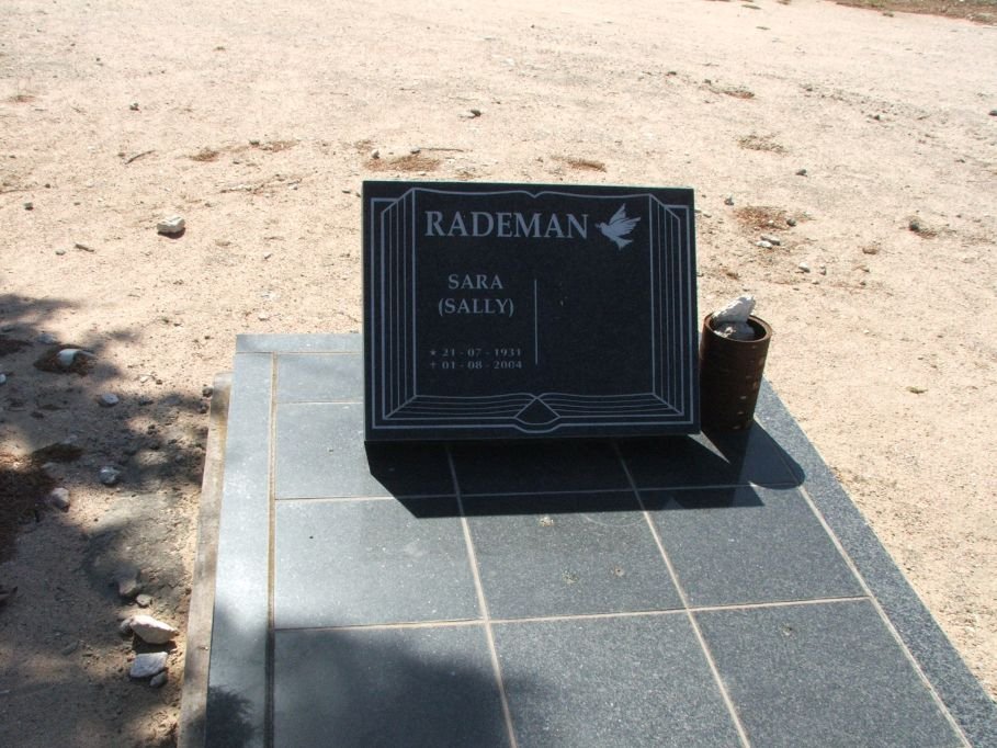 RADEMAN Sara 1931-2004
