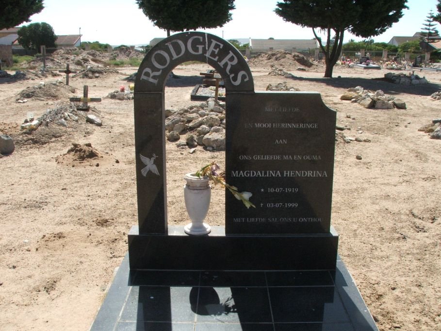 RODGERS Magdalina Hendrina 1919-1999