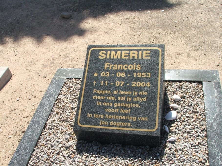 SIMERIE Francois 1953-2004