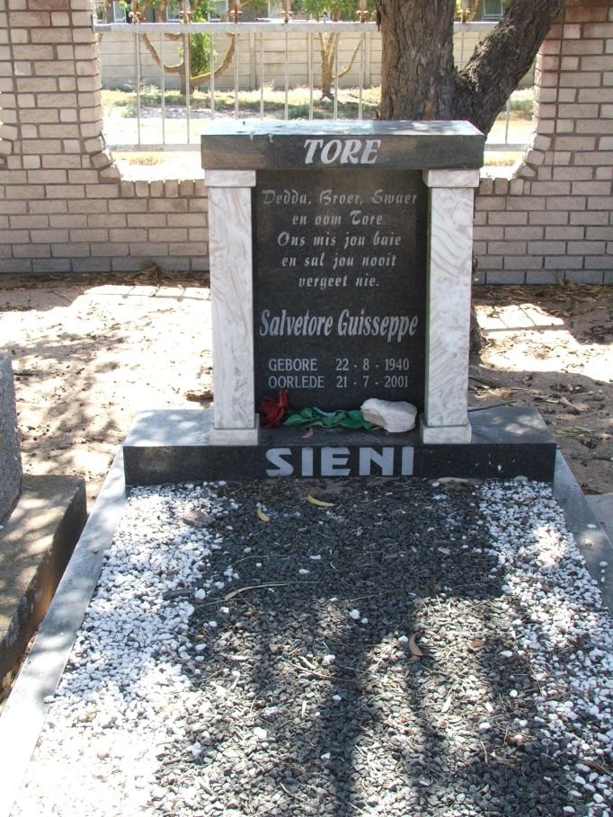 SIENI Salvetore Guisseppe 1940-2001