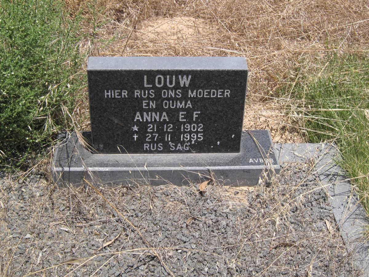 LOUW Anna E.F. 1902-1995