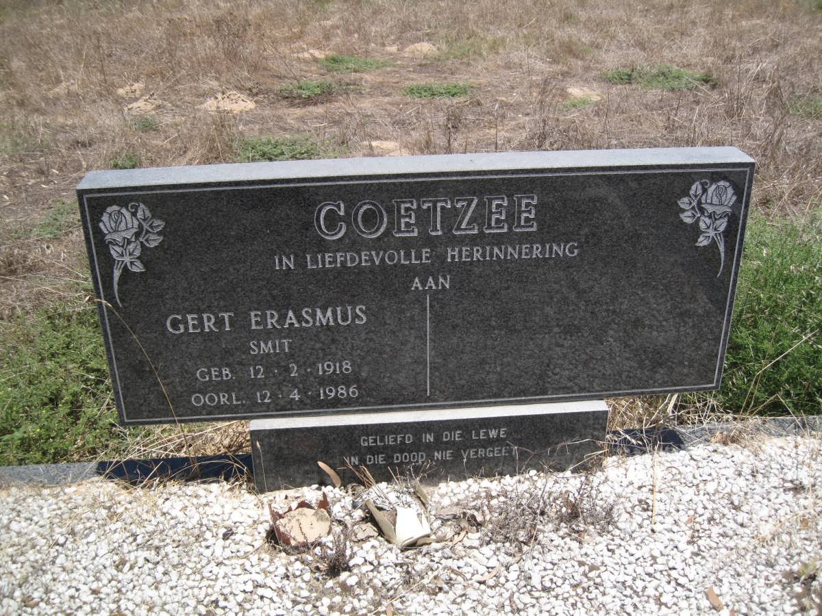 COETZEE Gert Erasmus 1918-1986