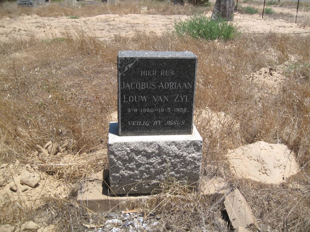 ZYL Jacobus Adriaan Louw, van 1930-1932