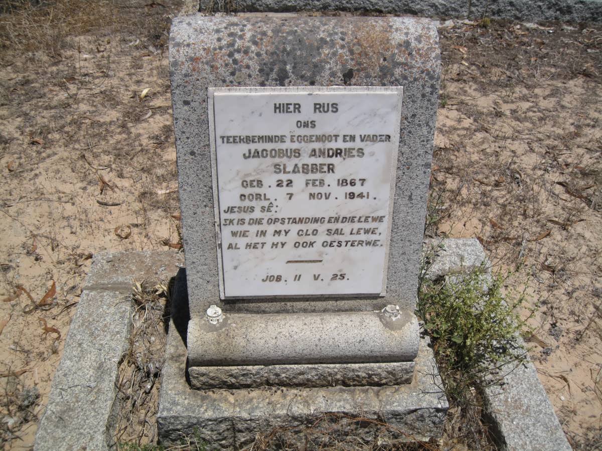 SLABBER Jacobus Andries 1867-1941