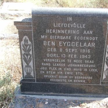 EYGGELAAR Ben 1916-1943