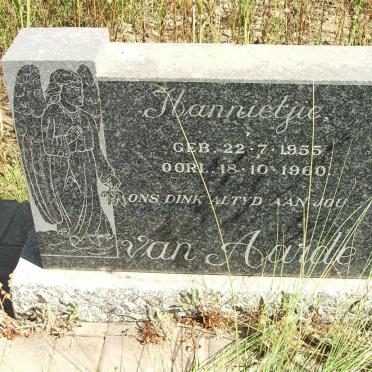 AARDE Hannietjie, van 1955-1960