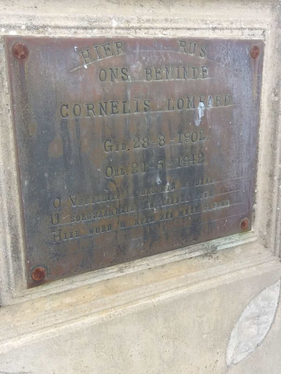 LOMBARD Cornelis 1902-1942