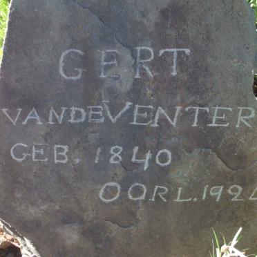 VENTER Gert, van de 1840-1924