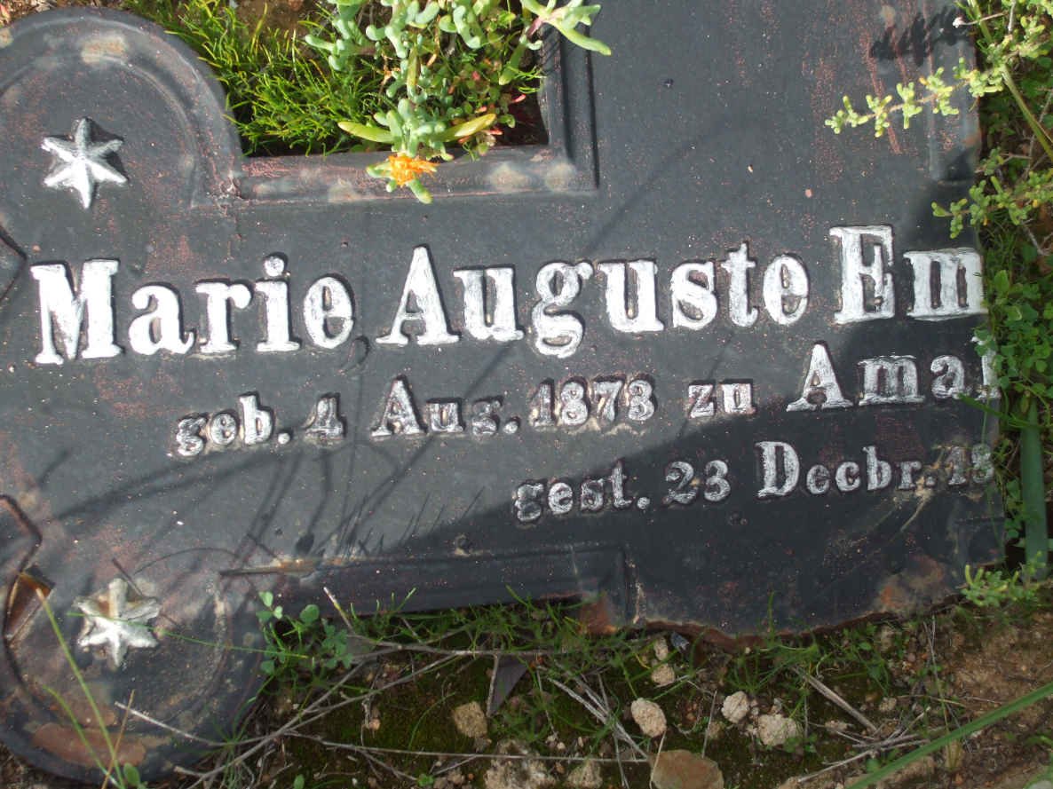 ELFERT Marie Augusta Emilie 1873-1873