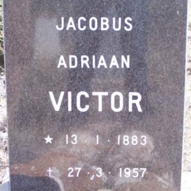 VICTOR Jacobus Adriaan 1883-1957
