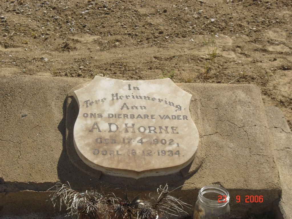 HORNE A.D. 1902-1934