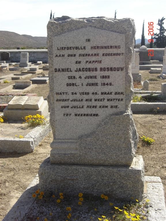 ROSSOUW Daniel Jacobus 1883-1945
