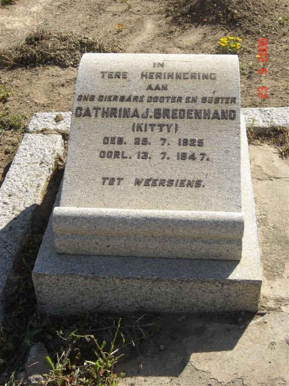 BREDENHAND Cathrina J. 1925-1947